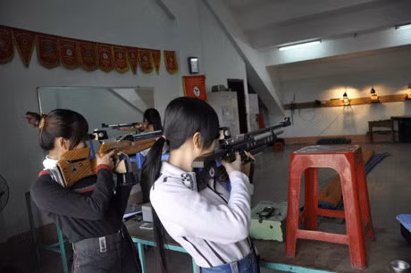 Các VĐV trẻ của môn bắn súng đã thi đấu rất ấn tượng tại giải bắn súng thanh thiếu niên toàn quốc lần này 