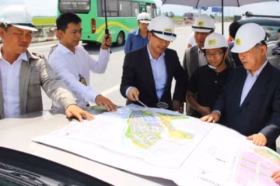 Giới thiệu tiềm năng và các chính sách thu hút đầu tư vào Khu CNHT Hanssip với đại diện các doanh nghiệp Nhật Bản.