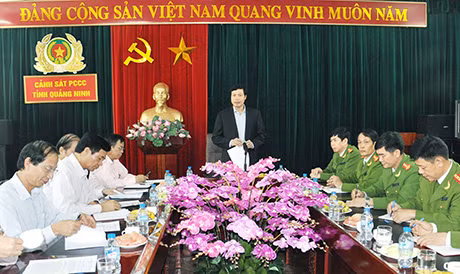 Đồng chí Nguyễn Đức Long, Phó Bí thư Tỉnh ủy, Chủ tịch HĐND tỉnh kết luận buổi làm việc