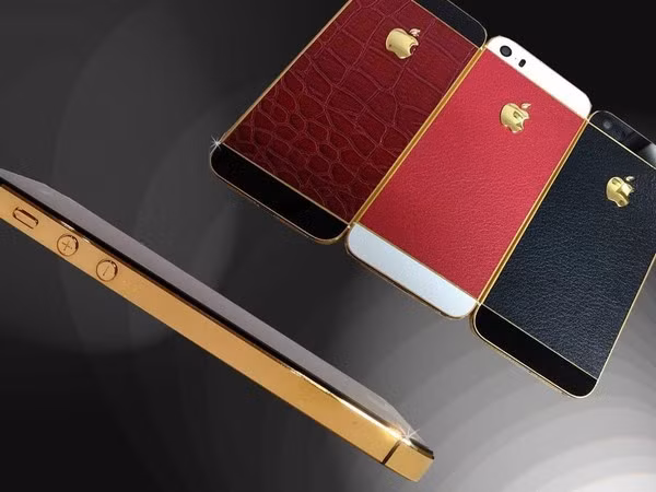 Vẫn sử dụng chất liệu vàng, các sản phẩm iPhone (5S) 