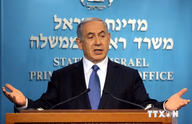  Thủ tướng Israel Benjamin Netanyahu. (Nguồn: THX/TTXVN)