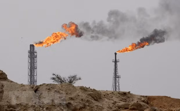 Một cơ sở khai thác dầu của Iran trên đảo Khark. (Ảnh: AFP/TTXVN)