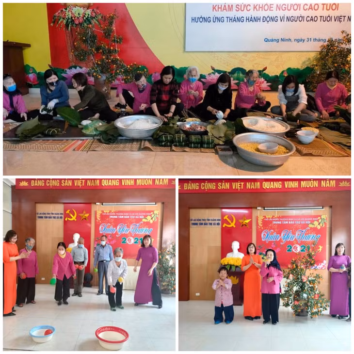 Trung tâm Bảo trợ xã hội tỉnh tổ chức hoạt động vui chơi đón xuân Tân Sửu 2021 cho các đối tượng trong Trung tâm.
