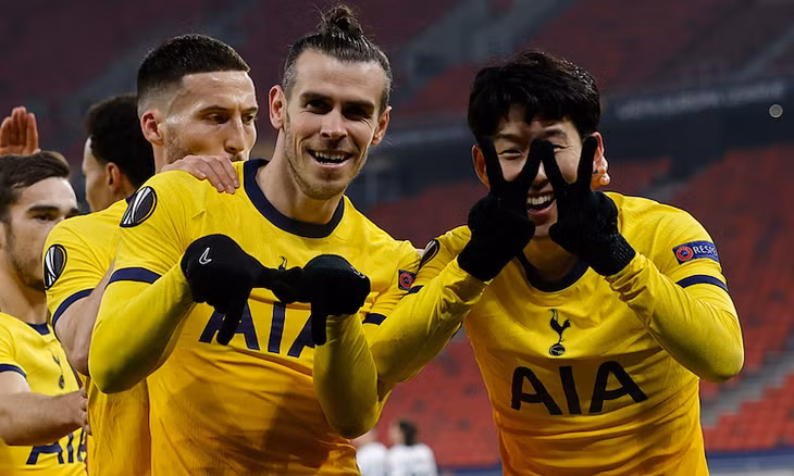 Bale và Son cùng ghi bàn trong chiến thắng tưng bừng của Tottenham. Ảnh: Tottenham Hotspur.