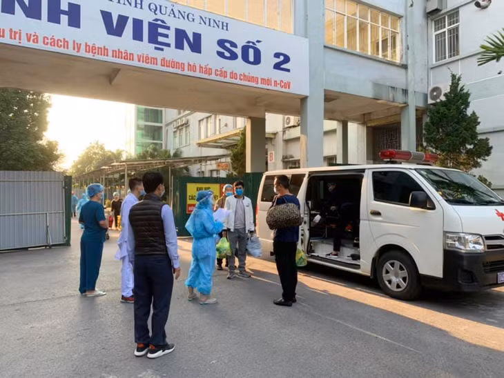 Các trường hợp F1 hoàn thành cách ly y tế tại Bệnh viện số 2 được trở về cách ly tại gia đình.