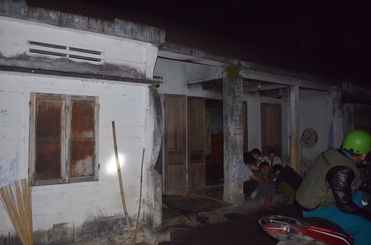 Ngôi nhà xảy ra vụ việc. Ảnh: A.P.