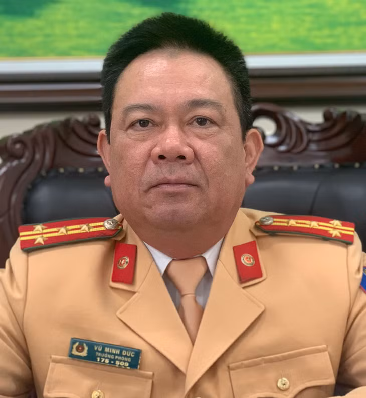 Đại tá Vũ Minh Đức, Trưởng Phòng CSGT đường bộ, đường sắt Công an tỉnh Quảng Ninh.