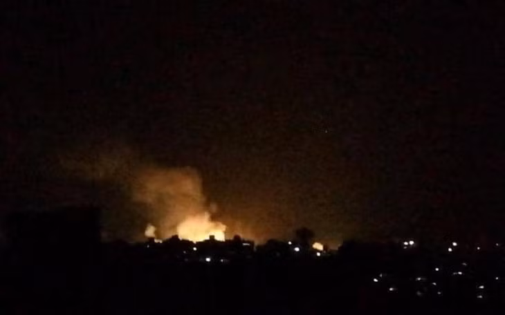 Mỹ không kích Syria. Ảnh: AFP.