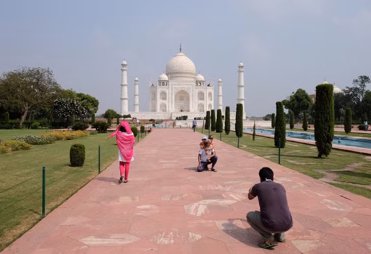 Đền Taj Mahal - điểm du lịch nổi tiếng tại Ấn Độ. Nguồn: Reuters