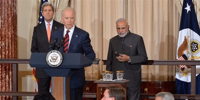 Tổng thống Mỹ Joe Biden (trái) và Thủ tướng Ấn Độ Narendra Modi. (Ảnh: Bộ Ngoại giao Mỹ)