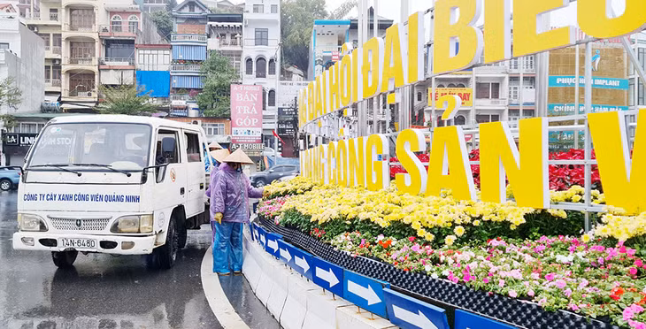 Công nhân môi trường TP Hạ Long 