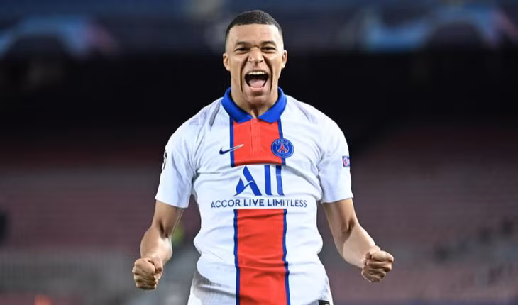 Mbappe ghi năm bàn qua sáu trận Champions League mùa này. Ảnh: L’Equipe