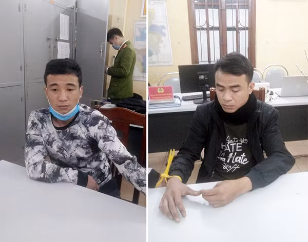 Hai đối tượng bị bắt giữ.