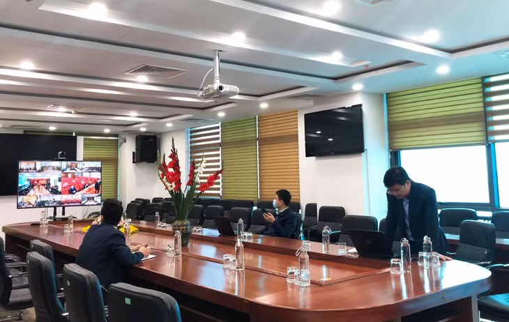 Quang cảnh buổi tập huấn.