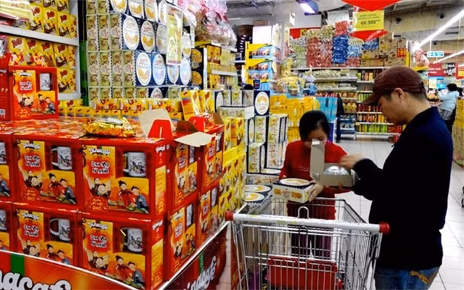 Thị trường ngày Mùng 1 Tết không có biến động về giá cả. (Ảnh minh hoạ)