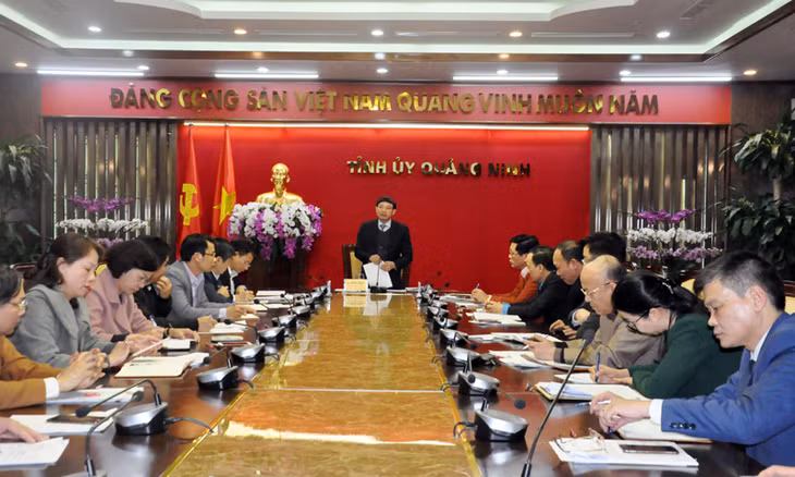 Đồng chí Nguyễn Xuân Ký, Phó Bí thư Thường trực Tỉnh ủy, Phó Chủ tịch Thường trực HĐND tỉnh, Trưởng BCĐ chỉ đạo hội nghị. 
