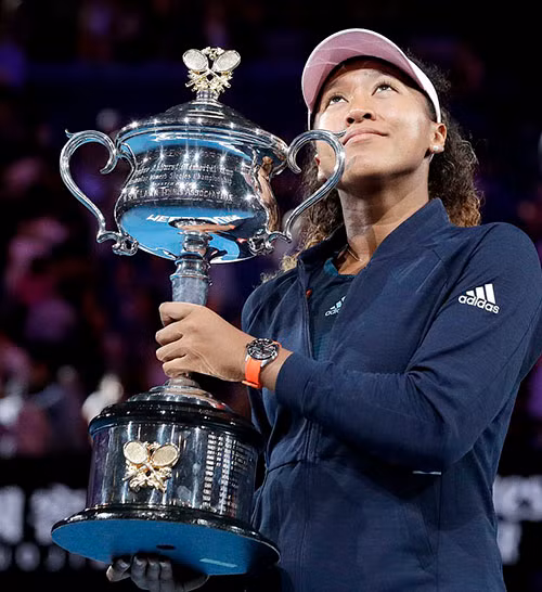 Osaka bên danh hiệu Grand Slam thứ hai liên tiếp, sau chức vô địch Mỹ Mở rộng 2018. Ảnh: AP.