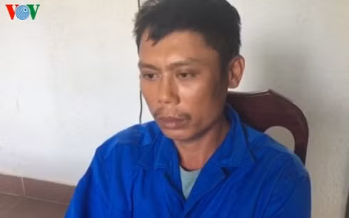 Đối tượng Phan Tiến Hùng bị bắt giữ.