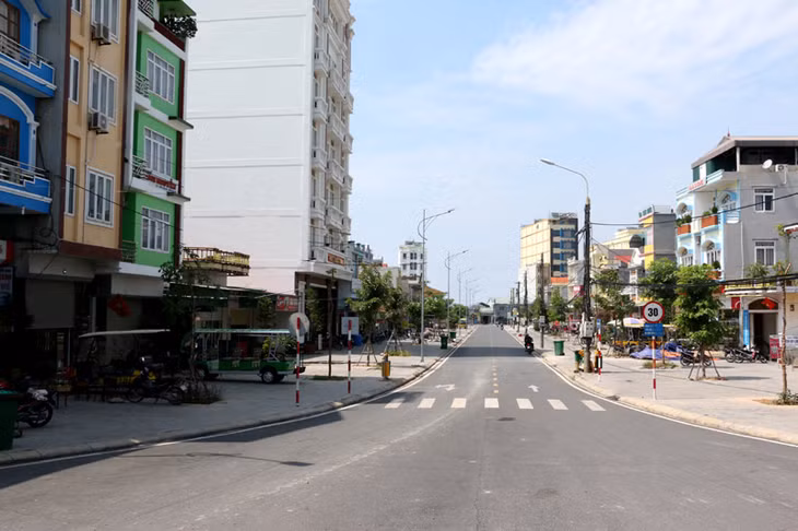 Một góc thị trấn Cô Tô.