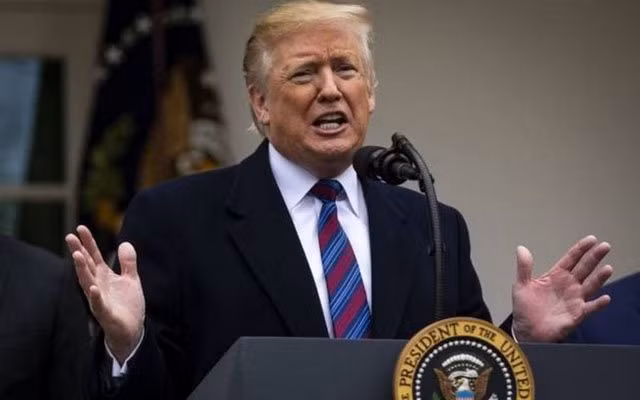 Tổng thống Mỹ Donald Trump. (Ảnh: Bloomberg)