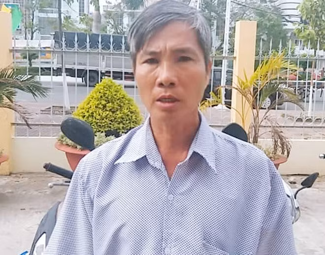 Nguyên đơn Lê Văn Dữ. Ảnh: Nhật Tân.