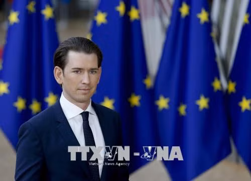 Thủ tướng Áo Sebastian Kurz. Ảnh: THX/TTXVN