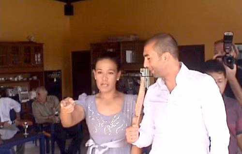 Bức hình hiếm hoi của vợ chồng Di Matteo