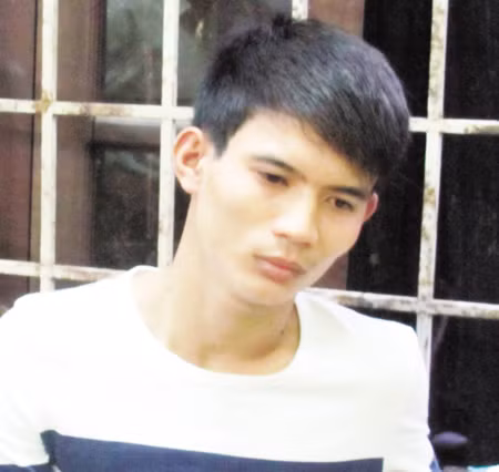 Phạm Sơn tại cơ quan CATP Huế.