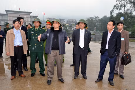 Kiểm tra Khu kinh tế cửa khẩu Bắc Phong Sinh.