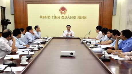 Đồng chí Đỗ Thông, Phó Chủ tịch Thường trực UBND tỉnh kết luận tại cuộc họp