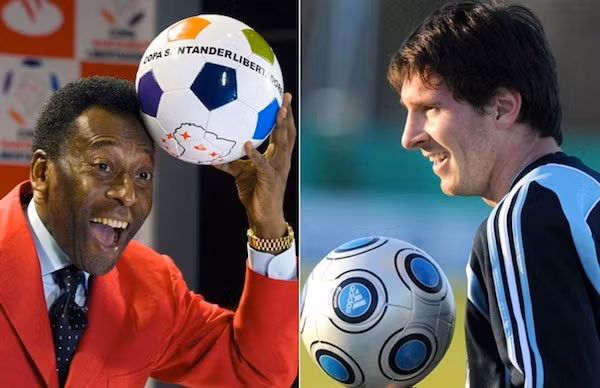 Pele thừa nhận Messi là số một thế giới - Ảnh Internet