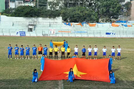 Quang cảnh lễ chào cờ