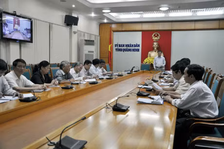 Đồng chí Đặng Huy Hậu, kết luận cuộc họp.