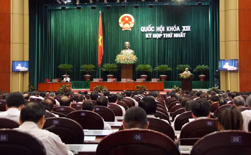 Do kỳ họp diễn ra dịp cuối năm nên kinh tế - xã hội sẽ là vấn đề thảo luận chính. Ảnh: Tiến Dũng.