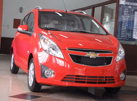 Chevrolet Spark có không gian bên trong khá rộng rãi và tiện nghi