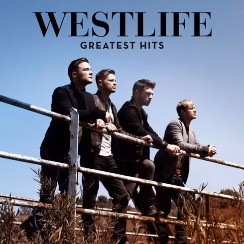 Bìa album cuối cùng - "Greatest Hits" - của Westlife.