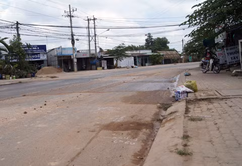 Nơi ông Bình gây tai nạn chết người. Ảnh: Nguyệt Triều