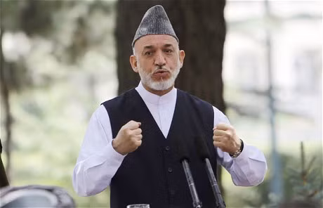 Tổng thống Afghanistan Hamid Karzai.