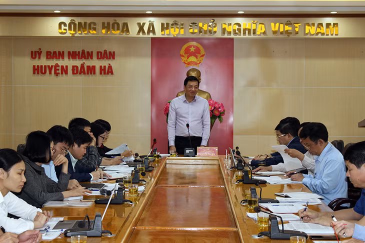 Đồng chí Nguyễn Văn Hồi, Phó Chủ tịch HĐND tỉnh kết luận buổi làm việc