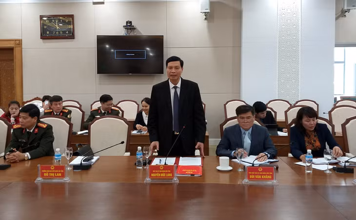 Đồng chí Nguyễn Đức Long, Phó Bí thư Tỉnh ủy, Chủ tịch UBND tỉnh phát biểu tại buổi giám sát