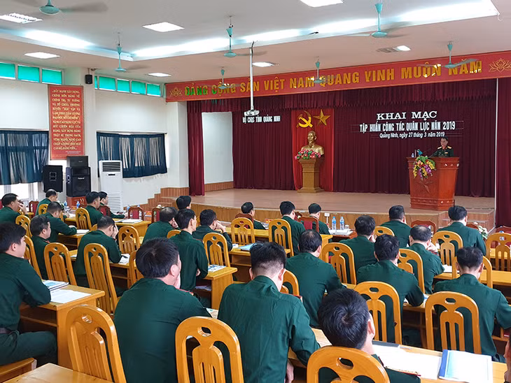 Bộ CHQS tỉnh tổ chức khai mạc tập huấn công tác quân lực năm 2019. Văn Đảm