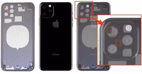 iPhone XI lộ diện qua thiết kế của bộ khung.