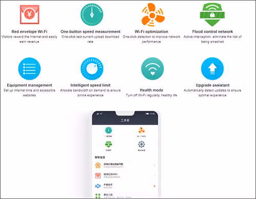 Bộ phát của Xiaomi có thể điều khiển từ xa qua ứng dụng Mi WiFi.