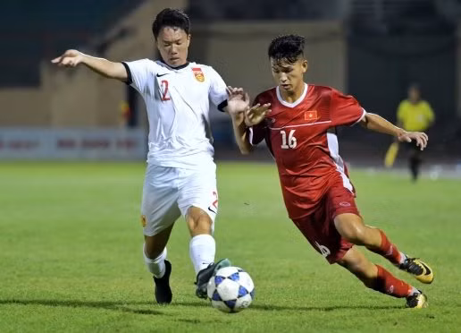  U19 Việt Nam giành chiến thắng trước U19 Trung Quốc. Ảnh: Bạch Dương.