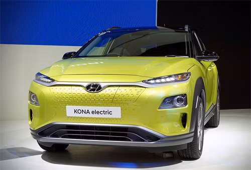 Kona Electric ra mắt tại triển lãm ôtô Bangkok. Ảnh: Kapook