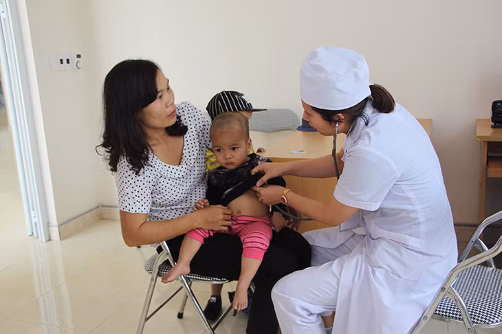 Trạm y tế xã Bình Khê được đầu tư trên 5 tỷ đồng vừa đưa vào sử dụng vào tháng 2/2019.