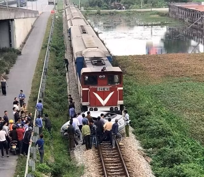 Hiện trường vụ tai nạn.