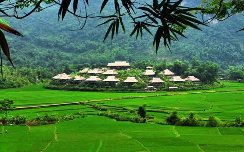  Bản Lác, Mai Châu, Hòa Bình ( Ảnh: vietpowertravel)