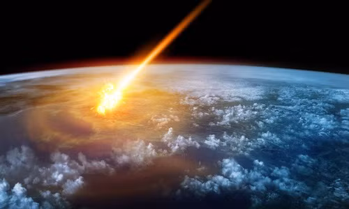 Thiên thạch phát nổ cách mặt biển khoảng 25 km. Ảnh: IFL Science.