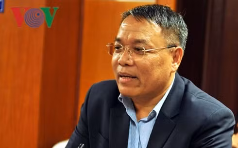 Ông Đinh Quang Tri, Phó Tổng giám đốc Tập đoàn Điện lực Việt Nam (EVN) thông tin về việc thanh toán tiền cho các đối tác.